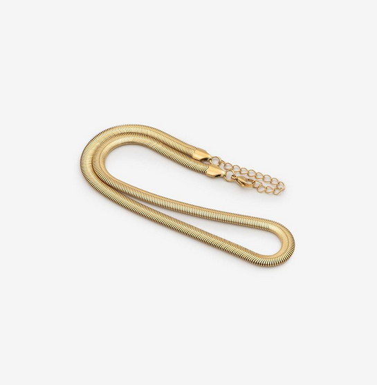 Gioyes 18k vergoldete Halskette „Viper“ Unisex