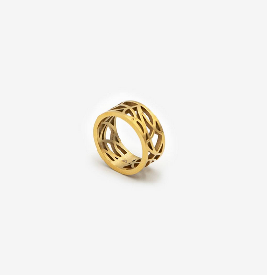 Gioyes 18k vergoldeter Ring „Celtic“ Damen
